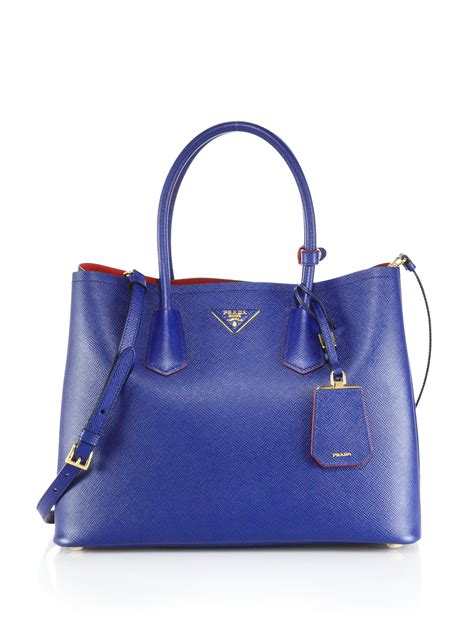 prada bluette double bag|navy blue prada bag.